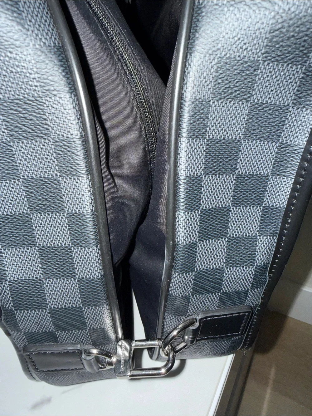 Louis Vuitton Black Damier Graphite Garment Bag